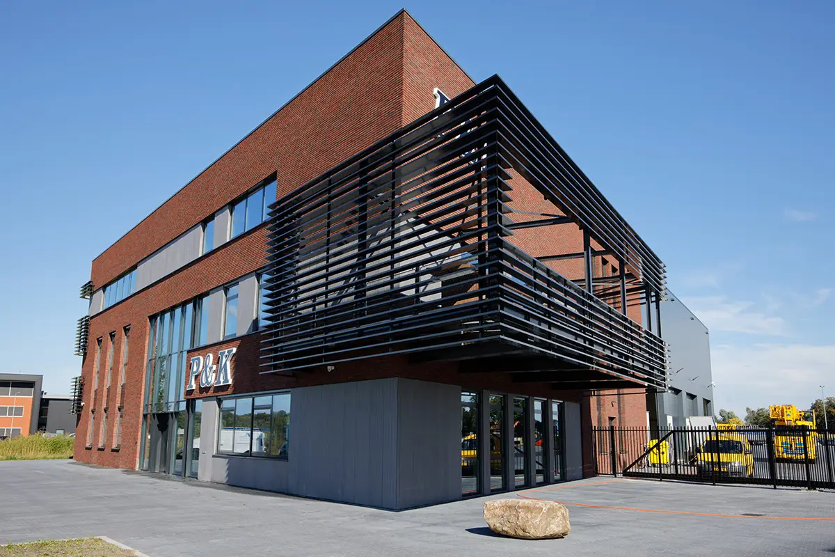 Kantoorgebouw van P&K Kranen