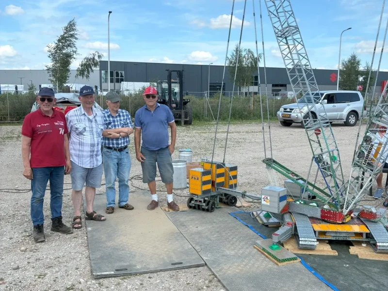 Focke met zijn team