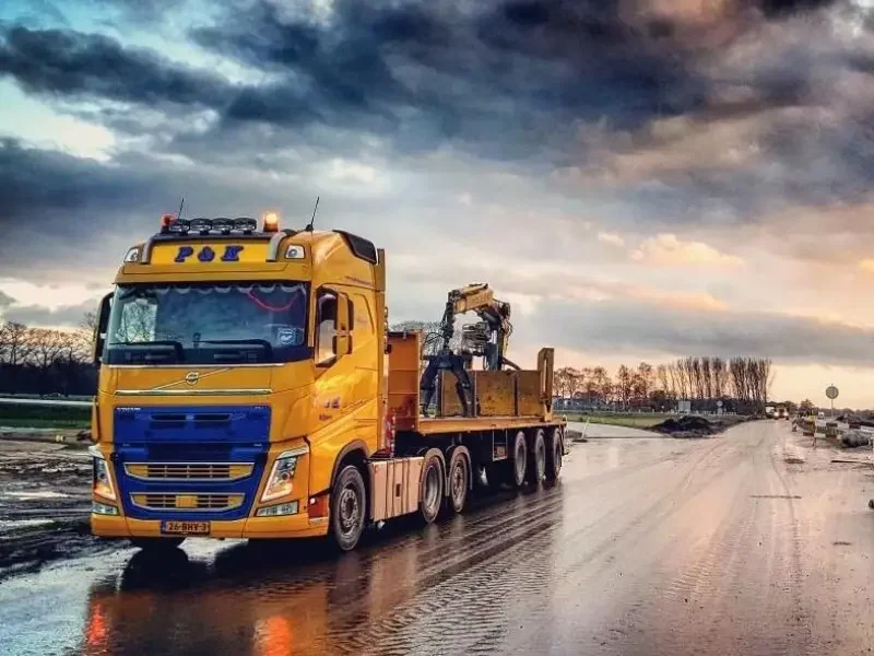 Sfeerbeeld P&K Autolaadkraan